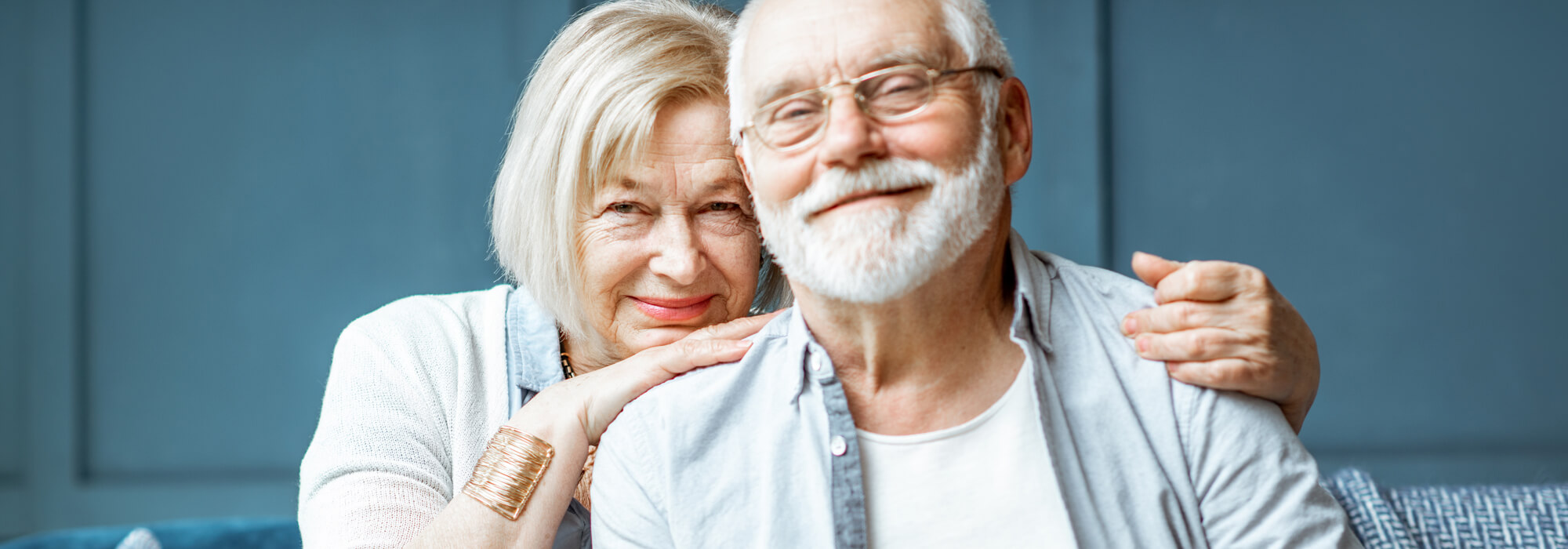 Portrait Of A Senior Couple At Home